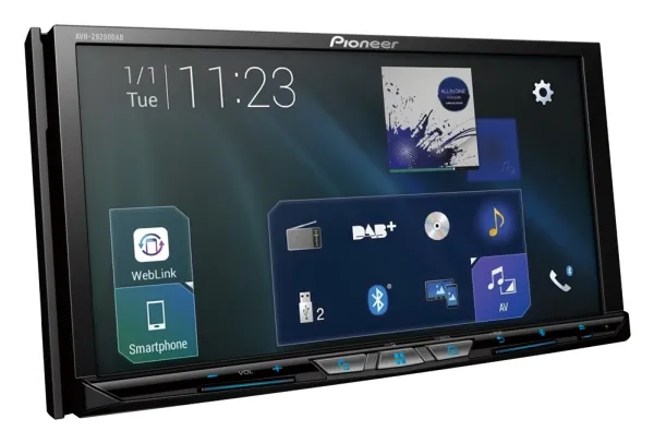 Pioneer AVH-Z9200DAB - DVD-modtager - display - 7