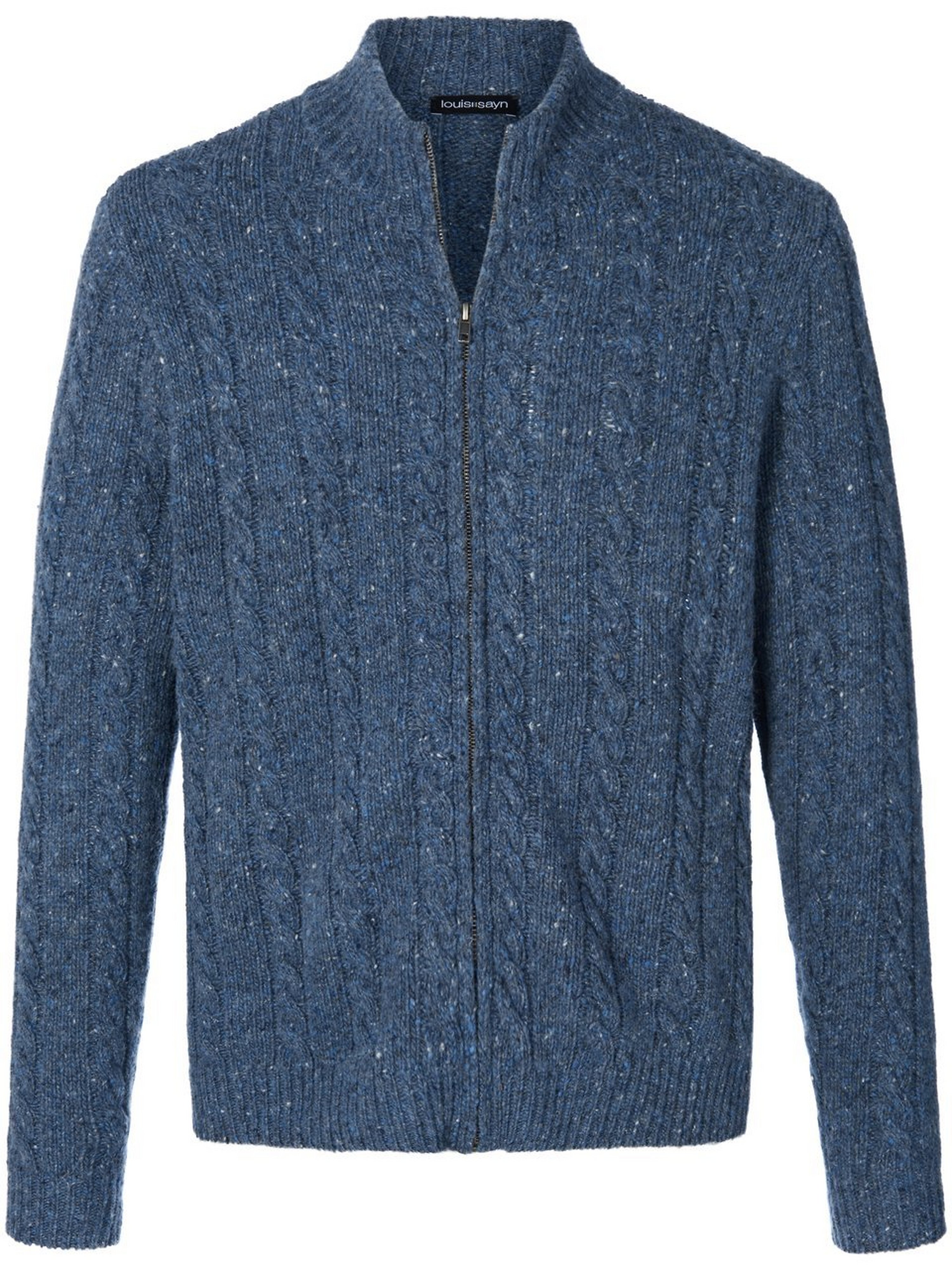 Strickjacke mit Stehkragen