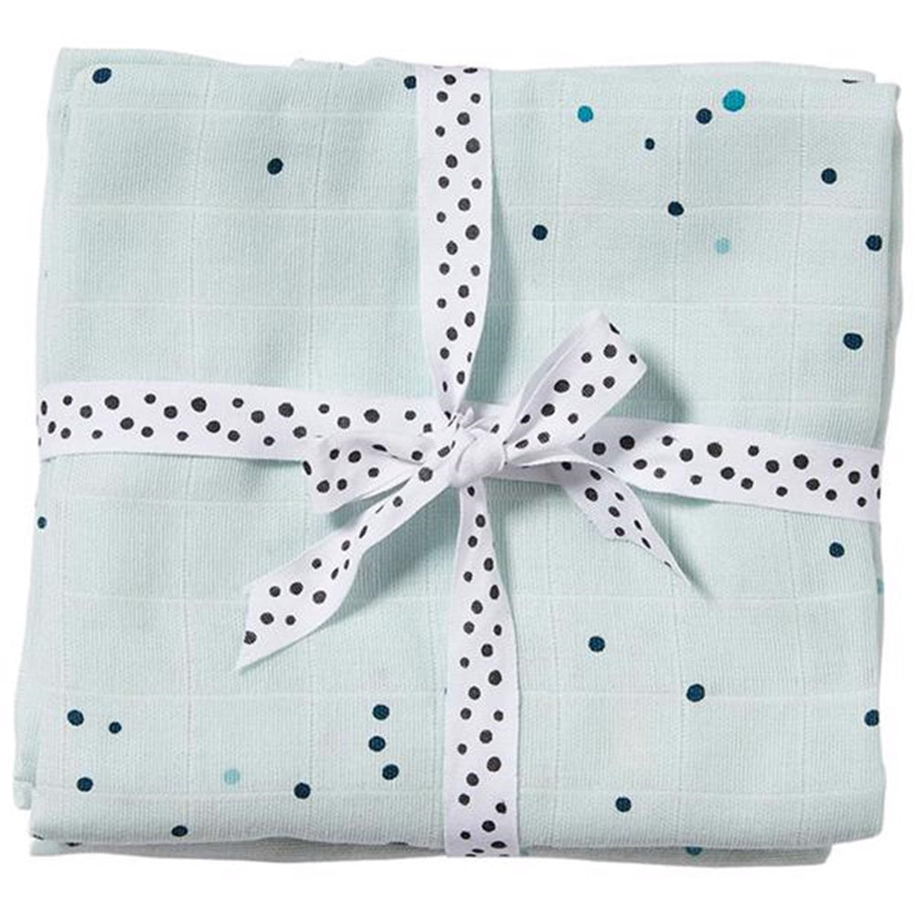 Done by Deer Svøb 2-Pak Dreamy Dots Blå - DonebyDeer → Luksusbaby.dk