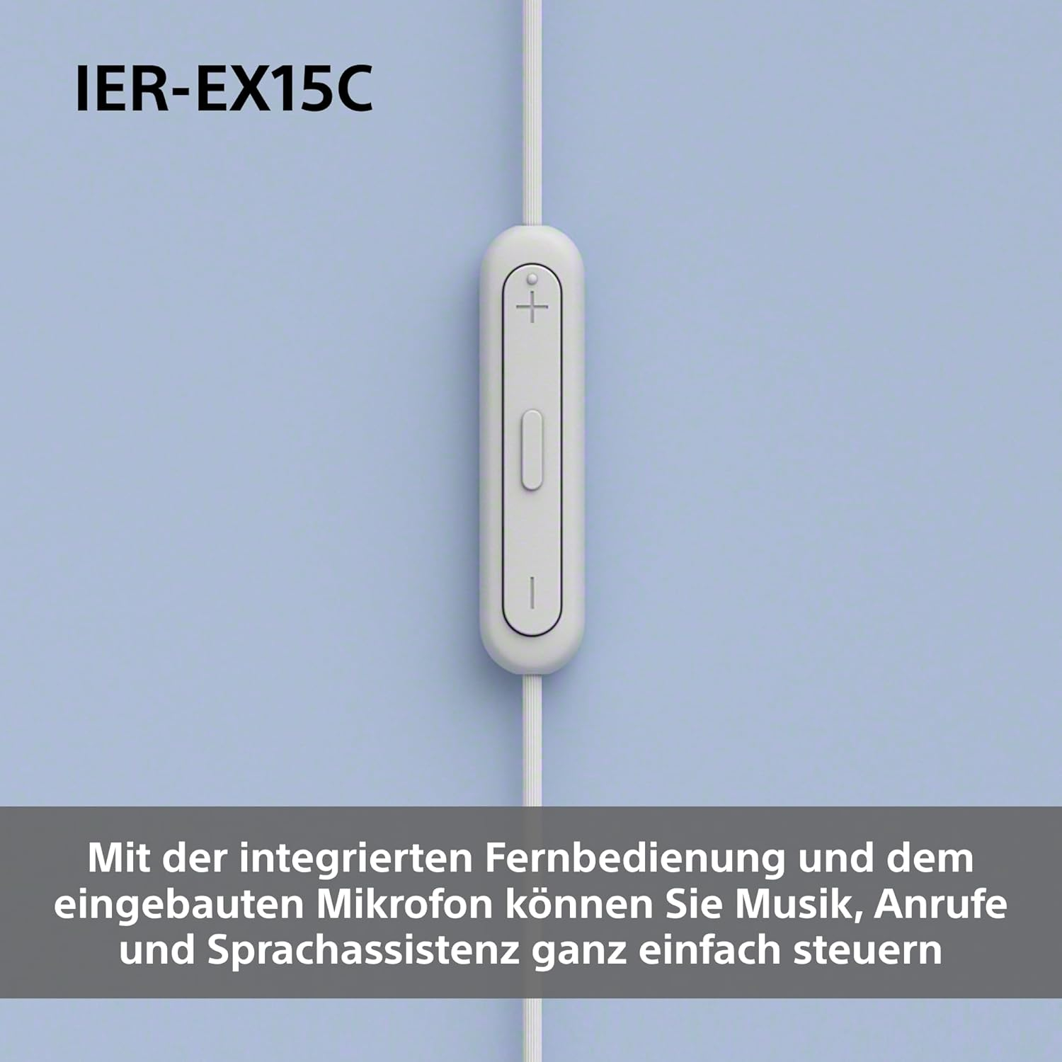 IER-EX15C In-Ear Kopfhörer mit USB-C-Anschluss und Mikrofon (IEREX15CW.CE7) - Weiss