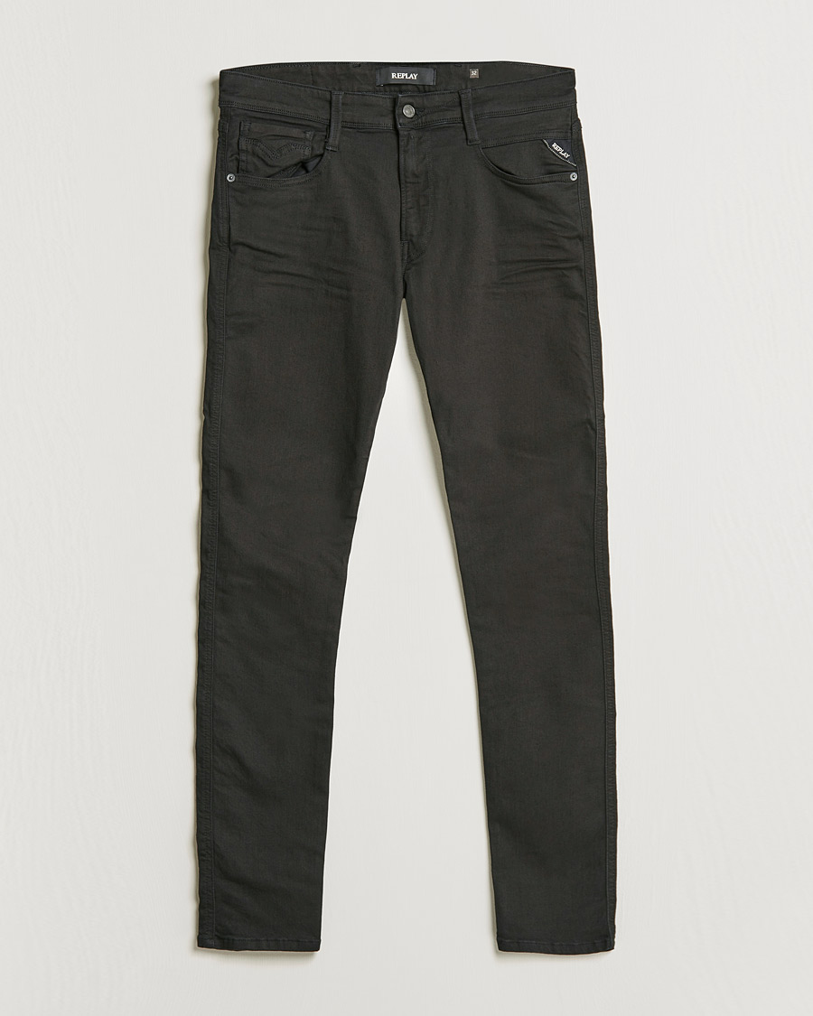 Replay Anbass Powerstretch Jeans Black