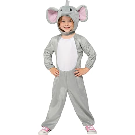 Elefant kostume jumpsuit - str. 80 cm