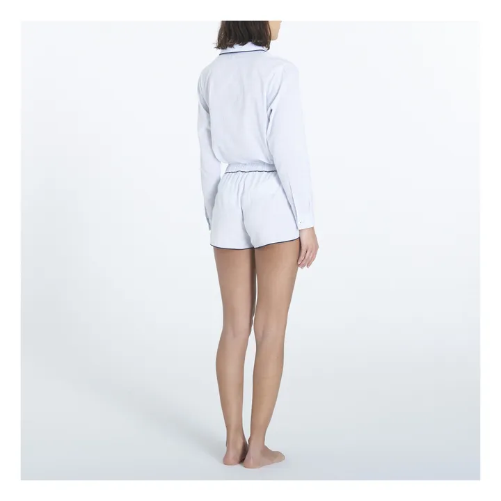 Scarlette Ateliers Pyjashort Paul Carreaux | Bleu