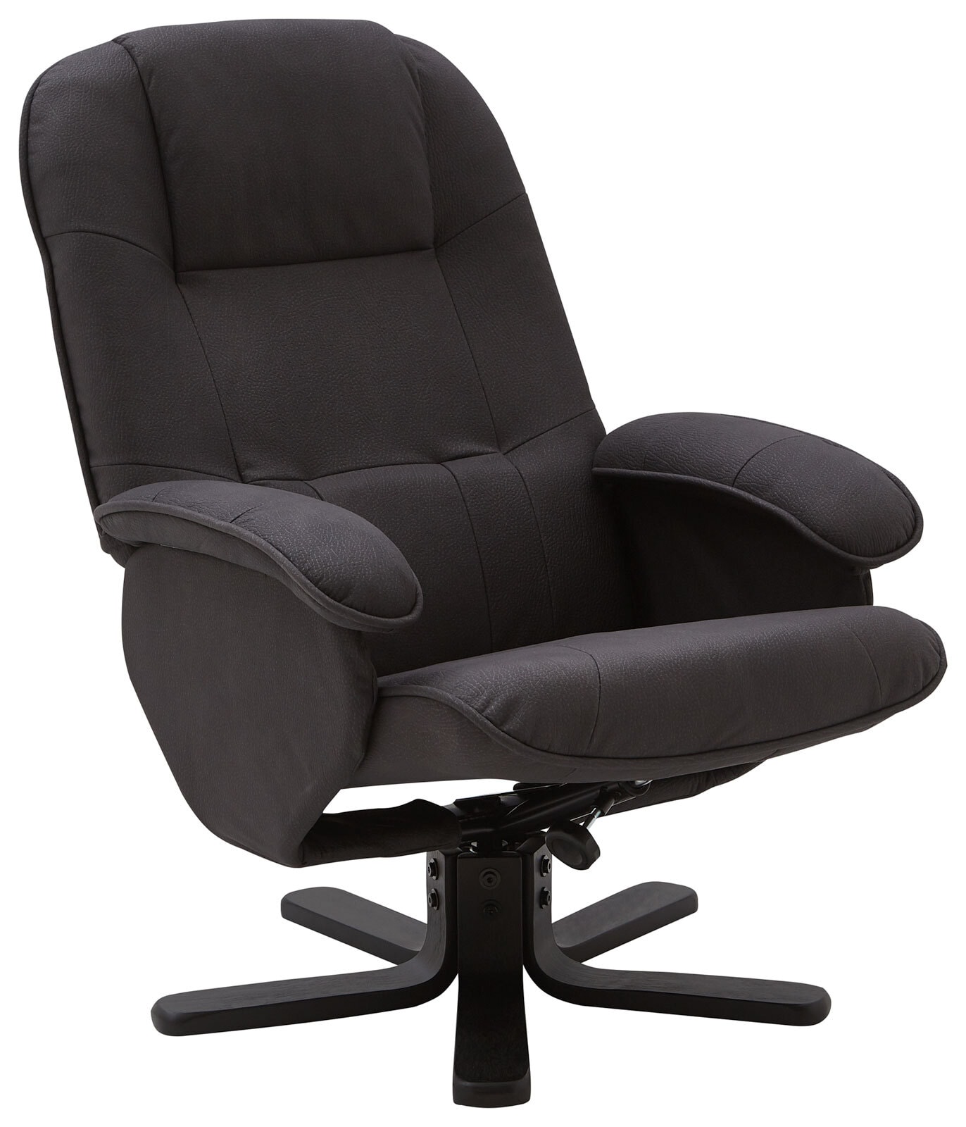 CASAVANTI Sessel mit Hocker 2-teilig grau