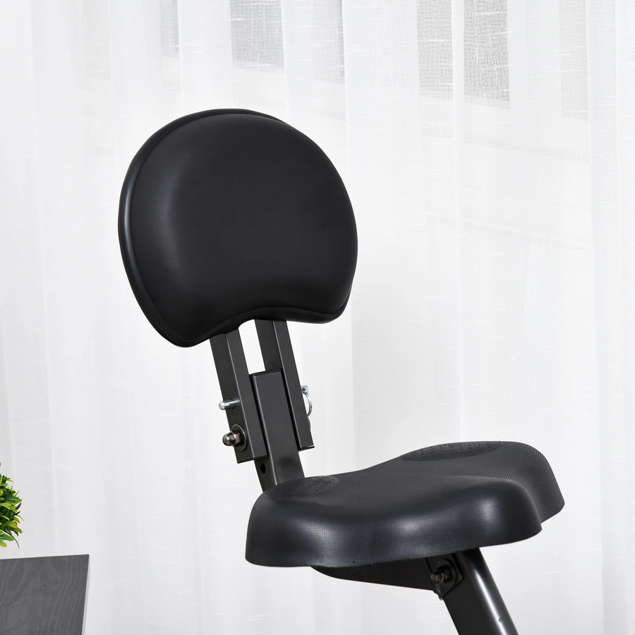 HOMCOM 2-in-1 Fahrradtrainer schwarz, grau
