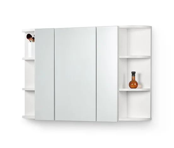 Bad-Spiegelschrank, weiß