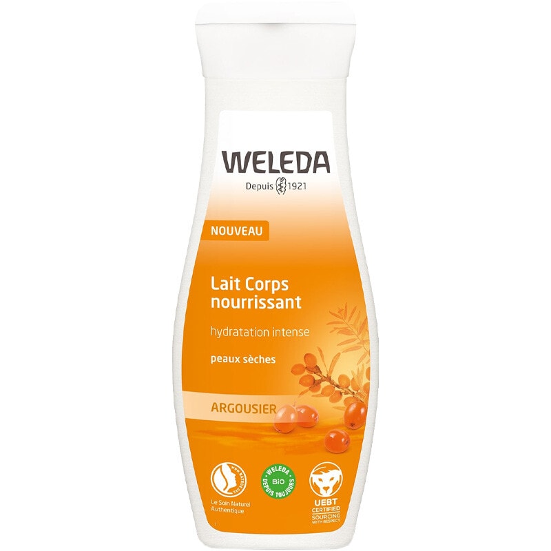 Lait nourrissant bio - Argousier - Peux sèches - 200 ml
