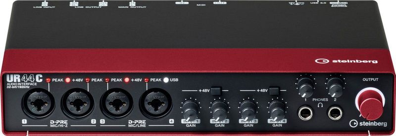 Steinberg - UR44C - Audio Interface - Zwart - Met USB Type-C