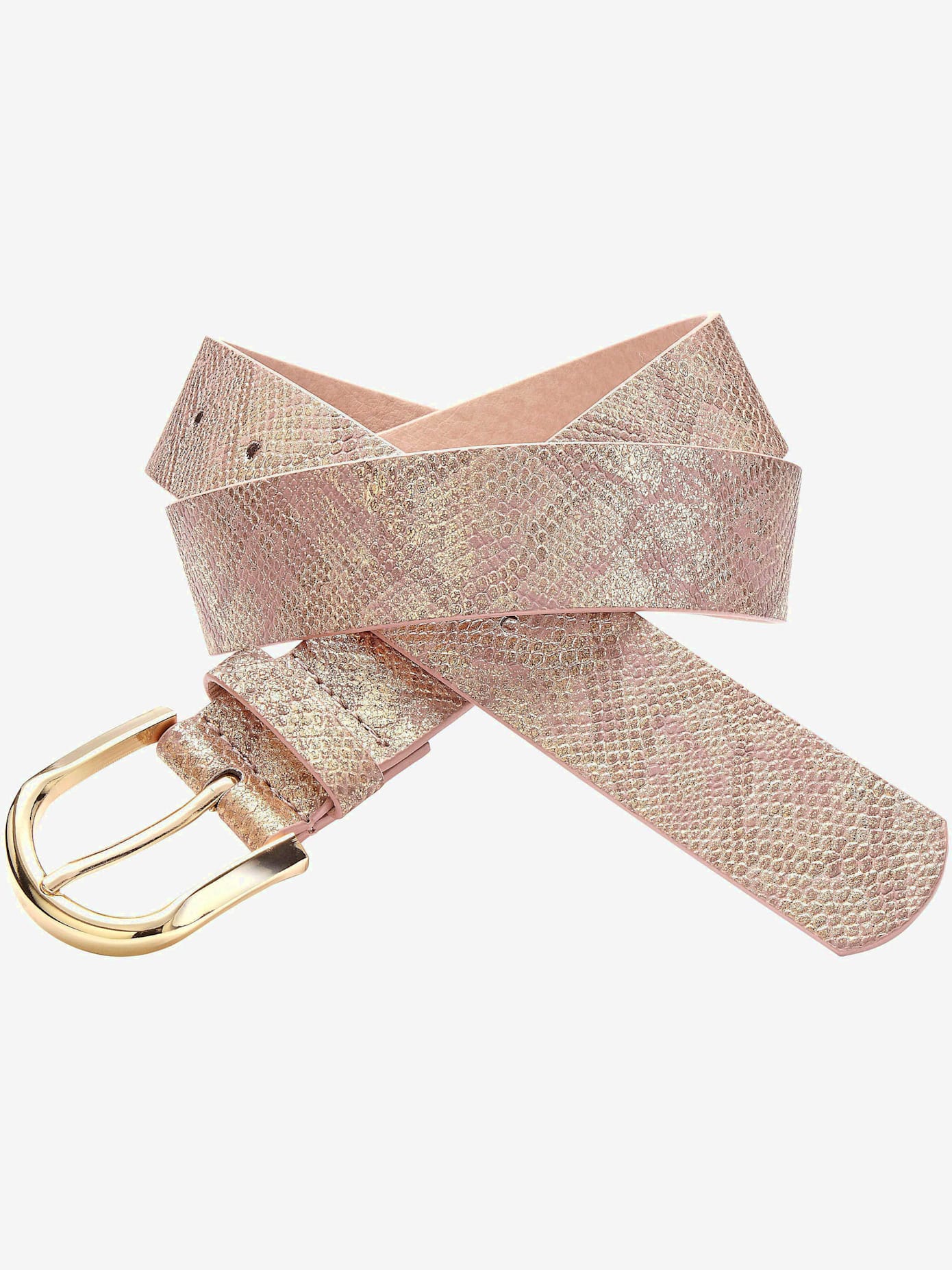 Ceinture hanches ceinture au look métallisé tendance avec motif animal en relief