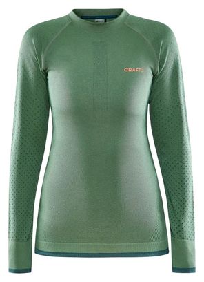 Sous-Maillot Manches Longues Craft ADV Warm Intensity Vert Femme