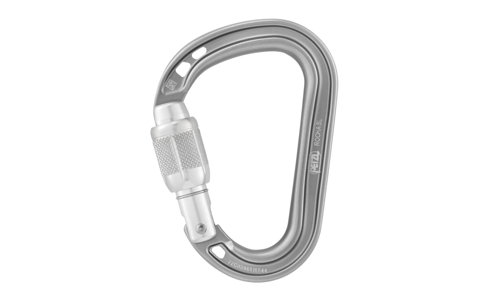 Rocha Screw-Lock Carabiner, GrauVerriegelungskarabiner