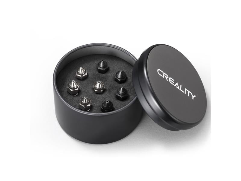 Creality Düse Creality Ersatzdüsen zu K1/K1 Max/CR-M4 8 Stü 3D Drucker Nozzle Set aus Kupfer/Aluminium