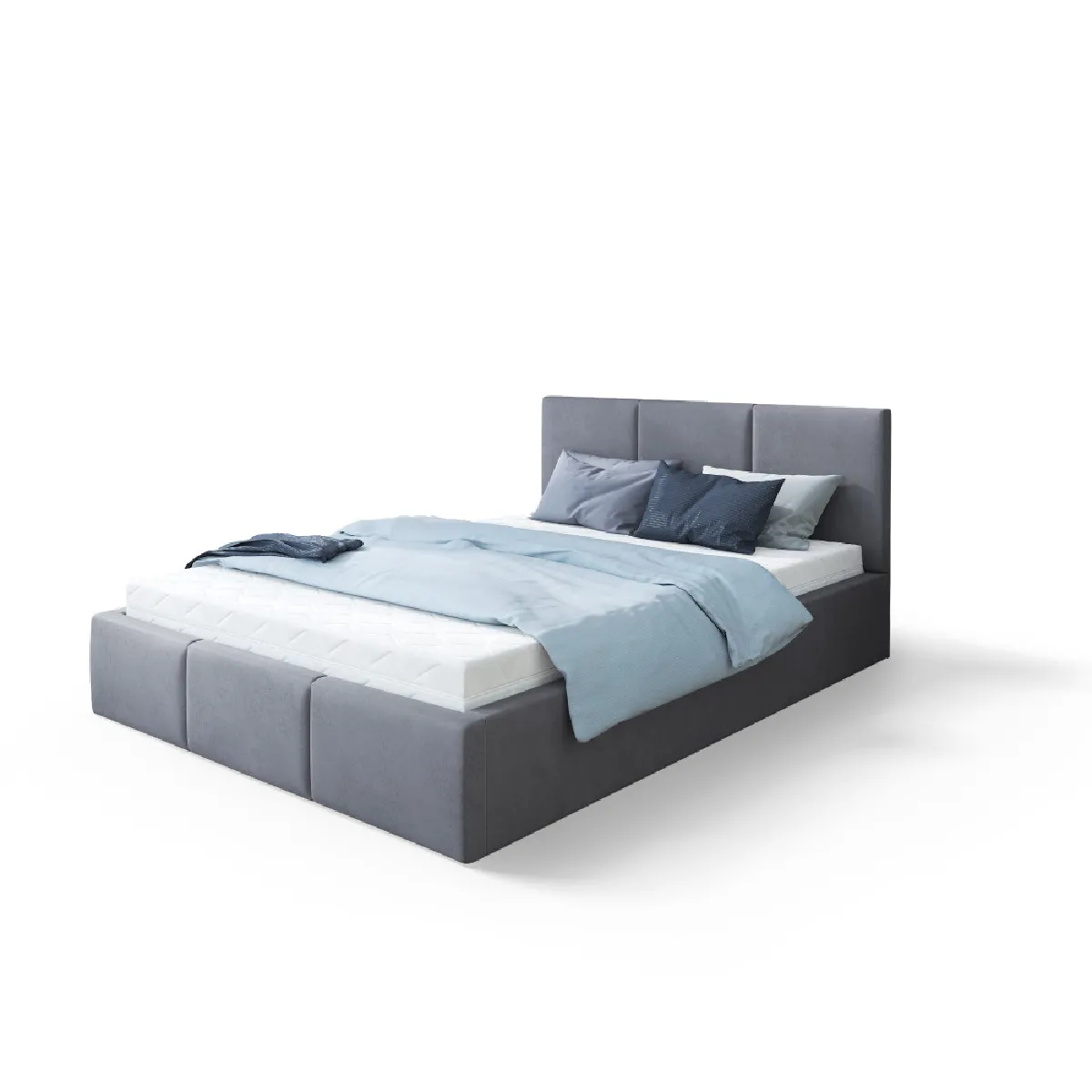 Kids Literie Tesia 180x200 cm Gris Foncé