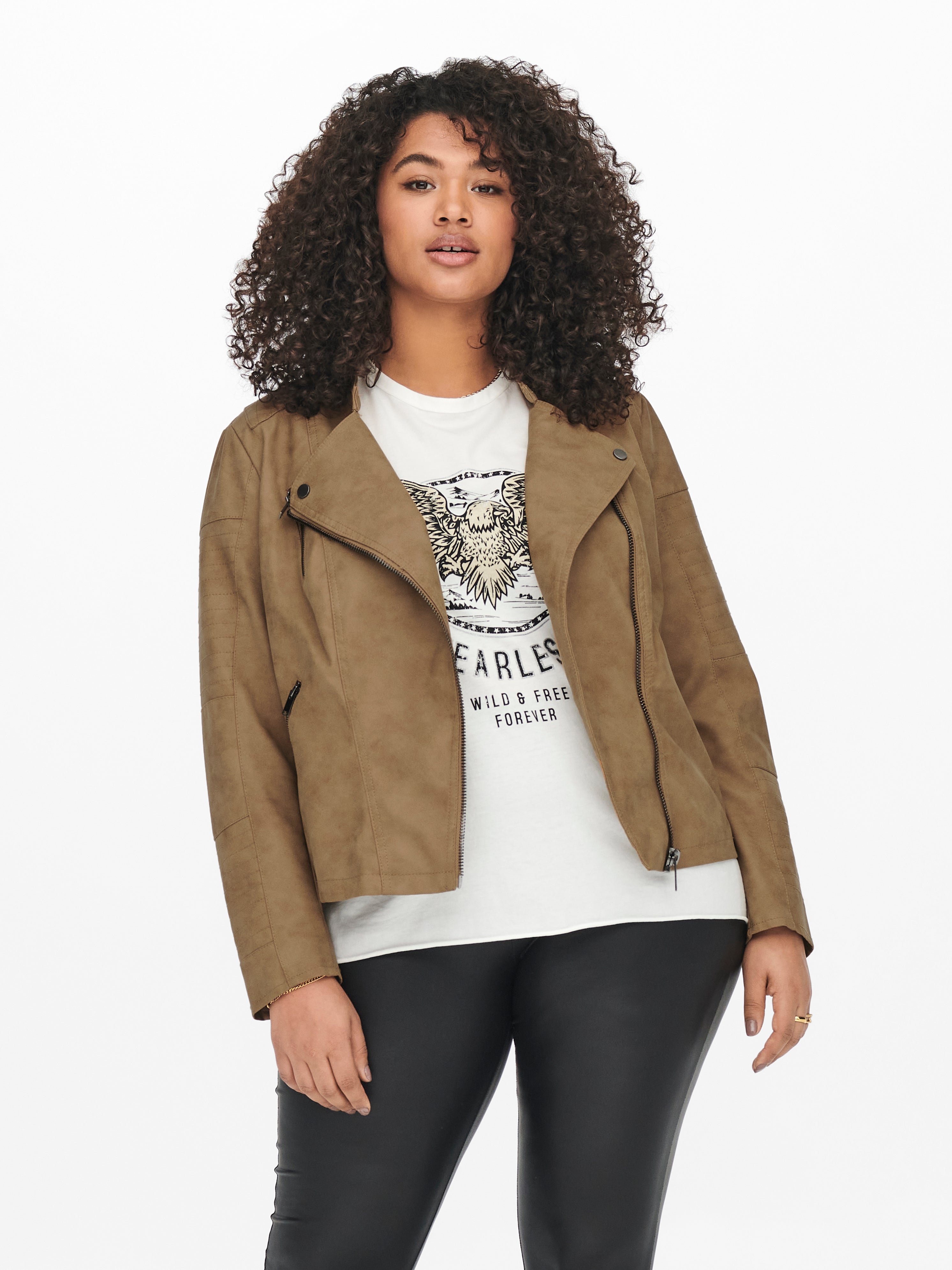 CARAVANA Kunstlederjacke Tigers Eye