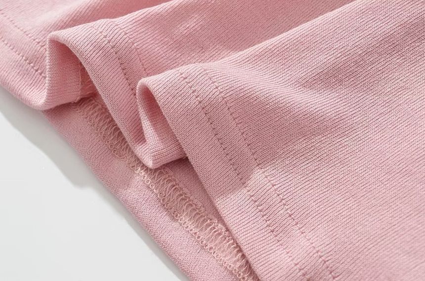 Morhan - T-shirt met capuchon en mockneck, effen