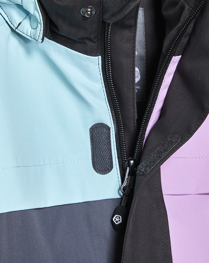 Schneeanzug COLORBLOCK in violet tulle
