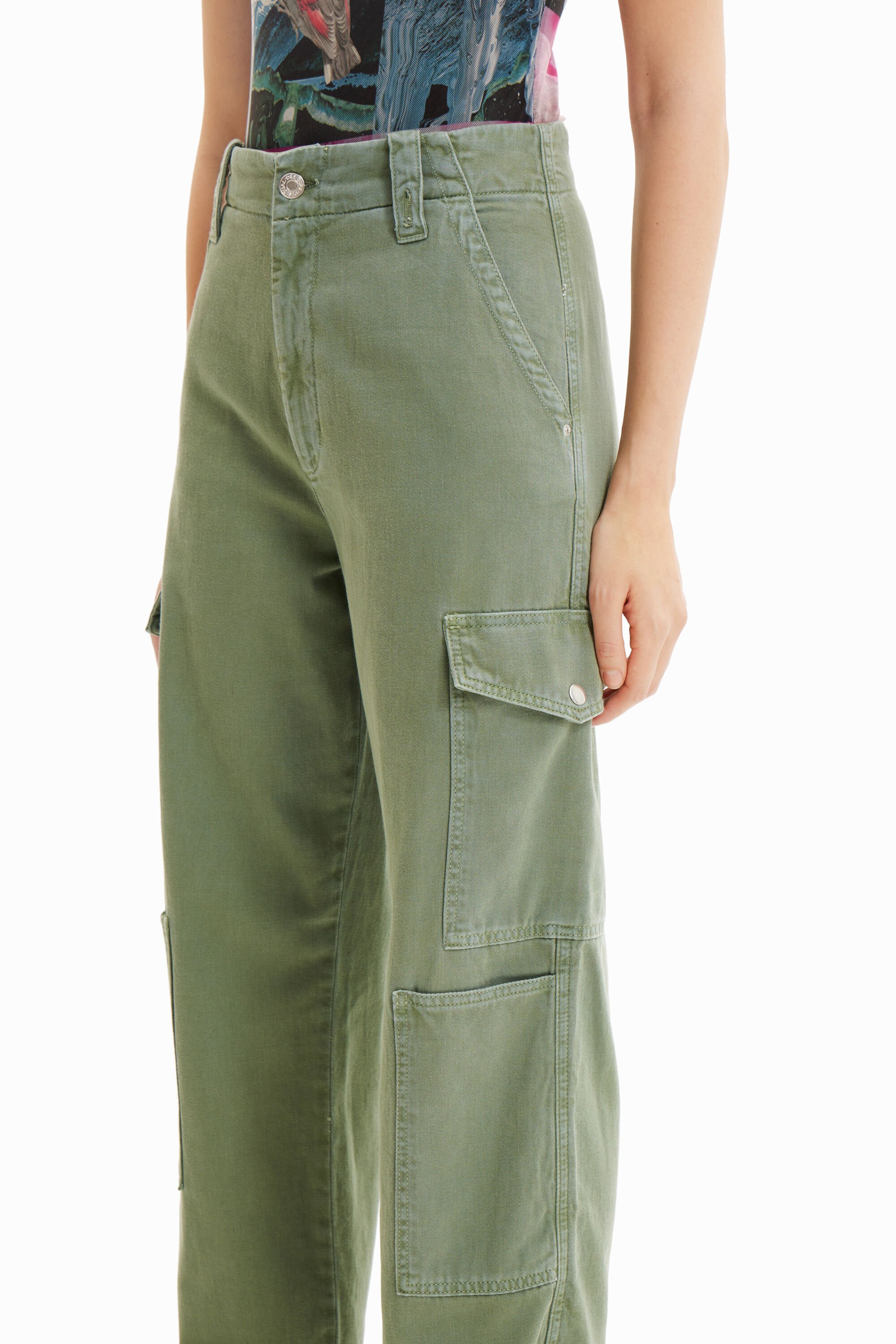 Pantalon cargo long