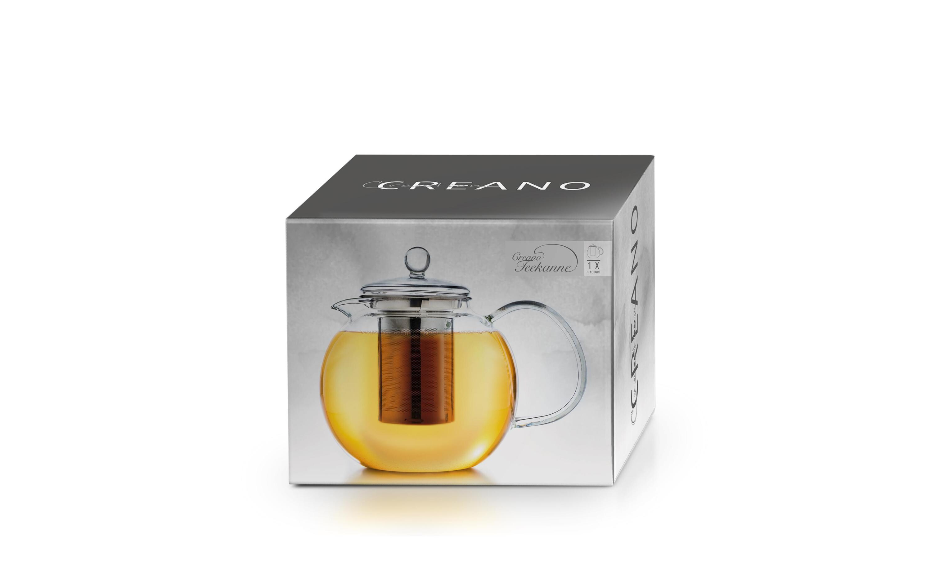 Teekanne 1.3 l, TransparentTeekanne