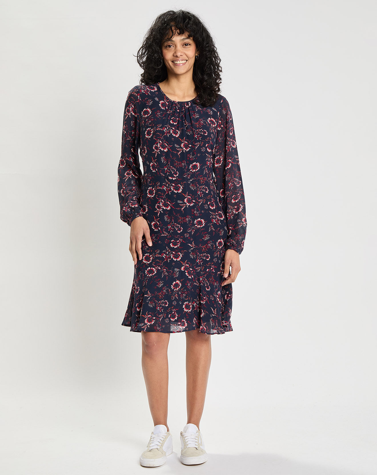 Tommy Hilfiger Robe Theme à fleurs bleu marine