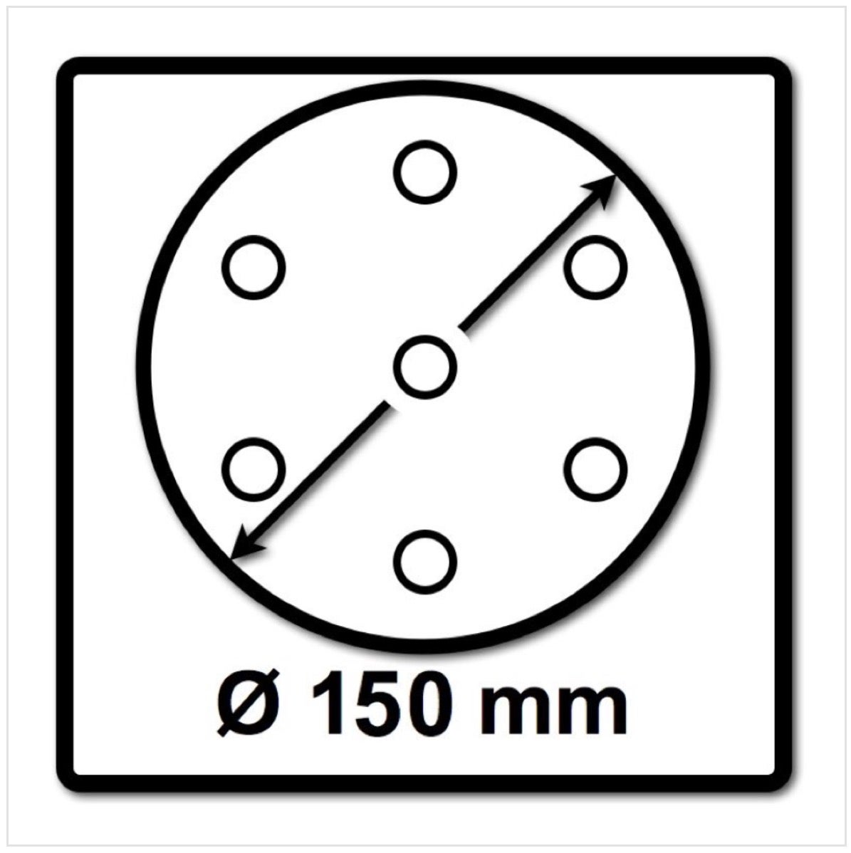 Festool STF D150/16 Rubin2 Schuurschijven P100 RU2/50 150 mm / 50 stuks ( 499120 )