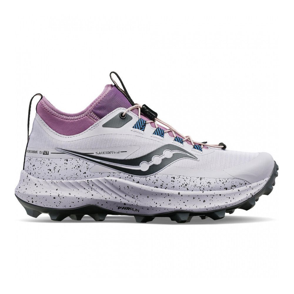 Saucony PEREGRINE 13 ST - Chaussures trail Femme mauve/shadow