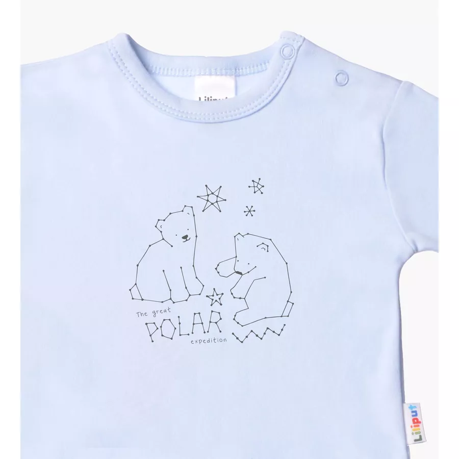 Liliput Langarmshirt Polar Bär hellblau
