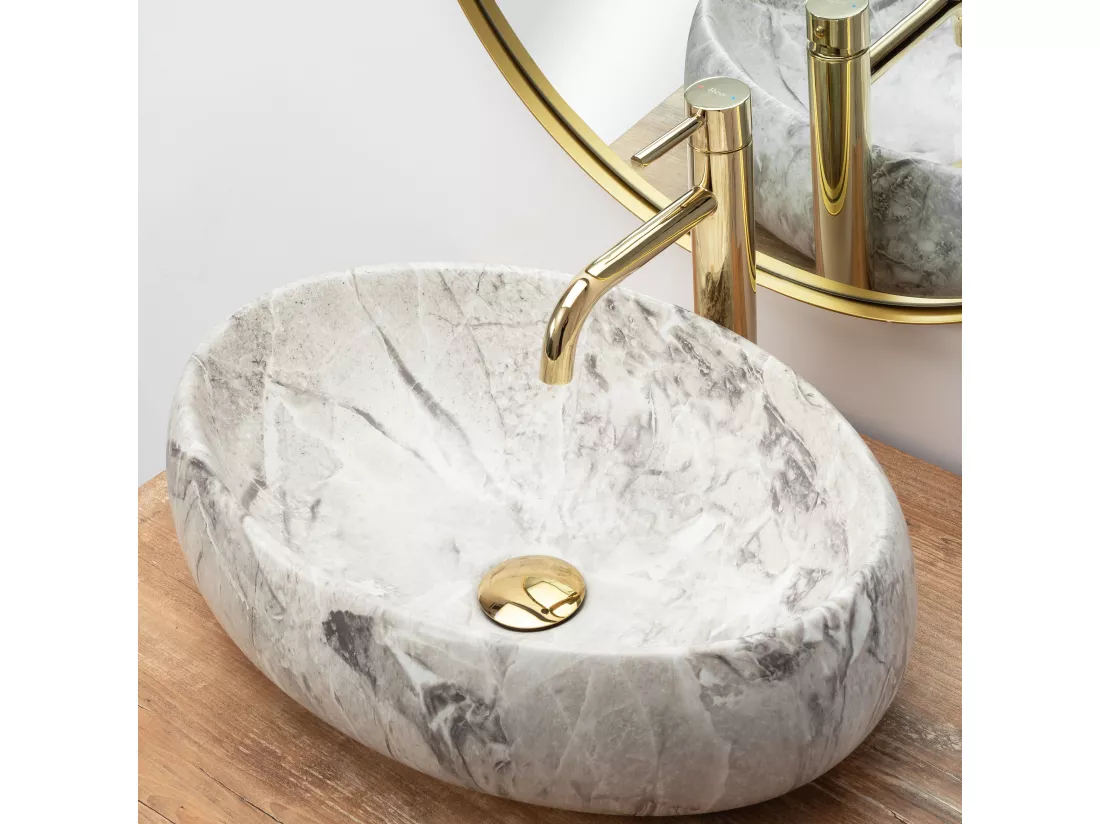 Vasque À Poser Rea Linda Stone Beige