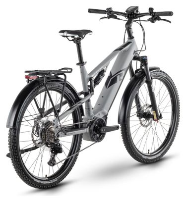 VTC Electrique Tout-suspendu Raymon CrossRay FS E 5.0 Tektro M350 9V 630Wh 27.5'' Gris