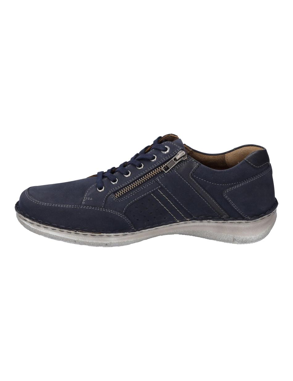 Halbschuh Alfred 02, indigo-kombi