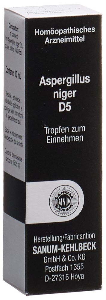 SANUM Aspergillus niger Tropfen 5 D 10 ml