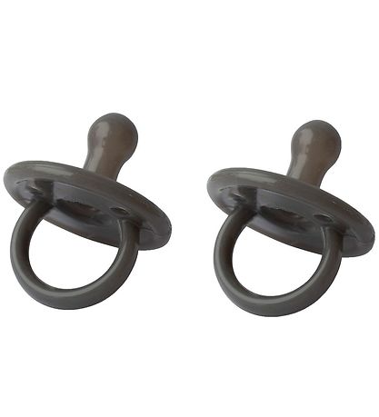 Filibabba Schnuller - 2-Pak - Stone Grey mt. - Steingrau