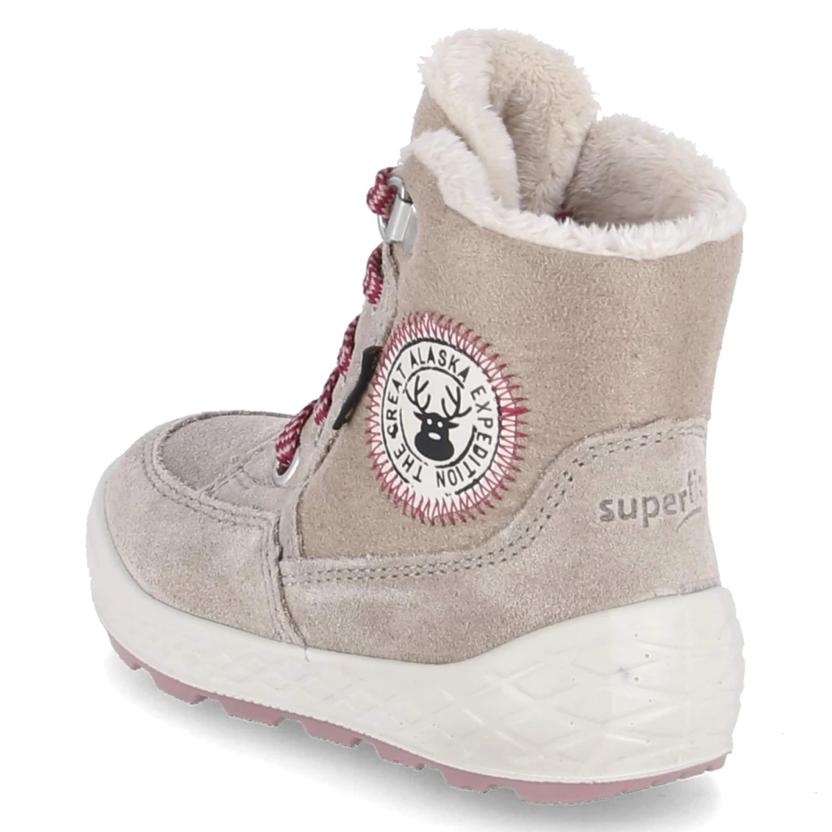 SuperfitWinterstiefeletten GROOVY - beige/rosa