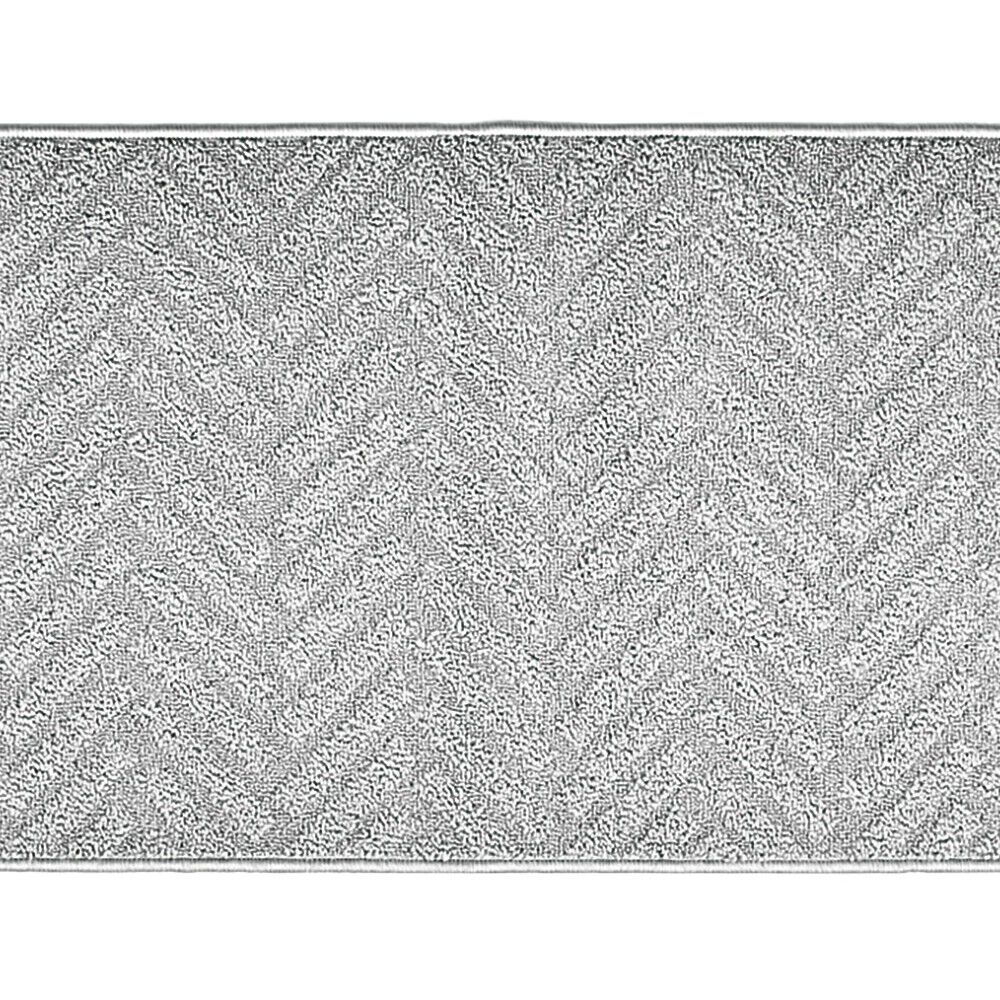 Tapis de cuisine XXL uni gris 57x180 cm