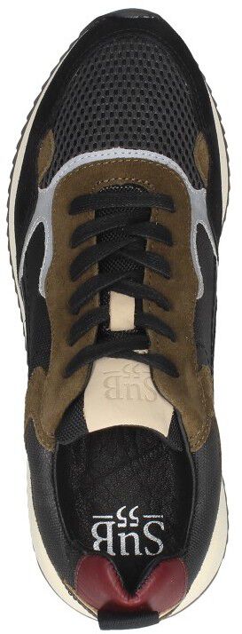 Sub55 Veterschoenen Laag zwart