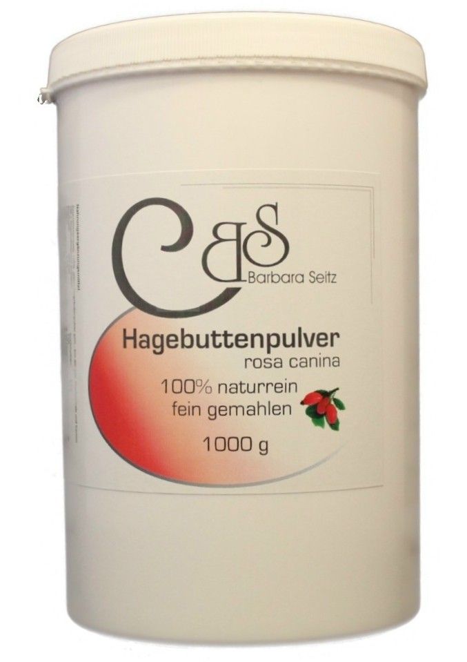 B. S. Hagebuttenpulver fein gemahlen rosa canina