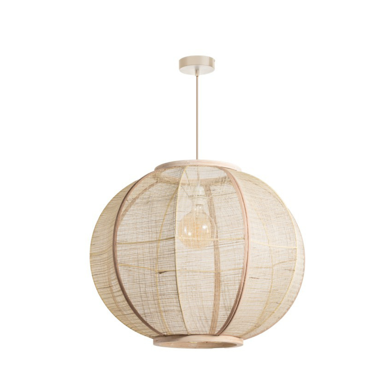 Hanglamp Fabric Ø68 cm naturel