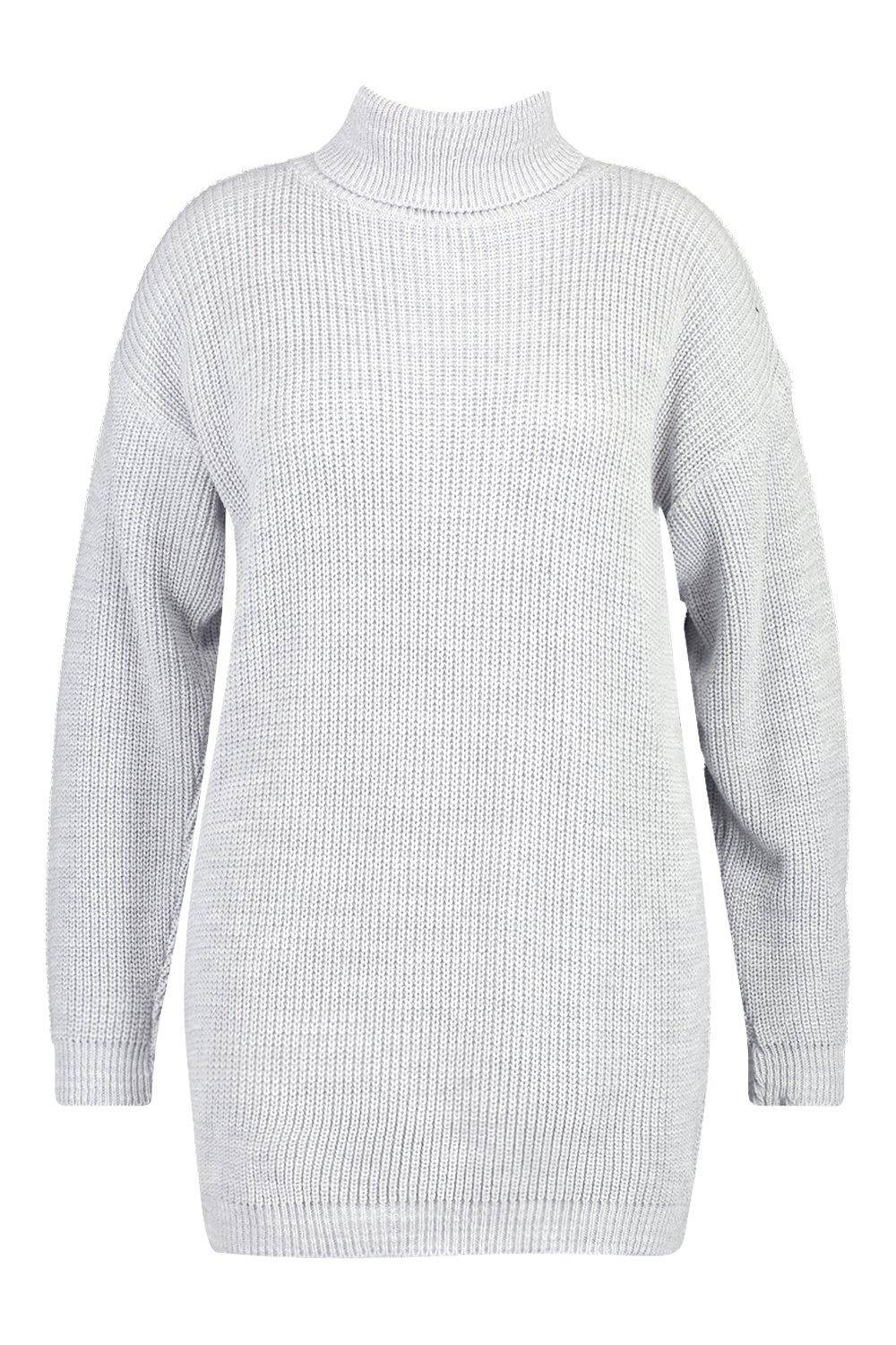 boohoo Plus Robe Pull à Col Rond