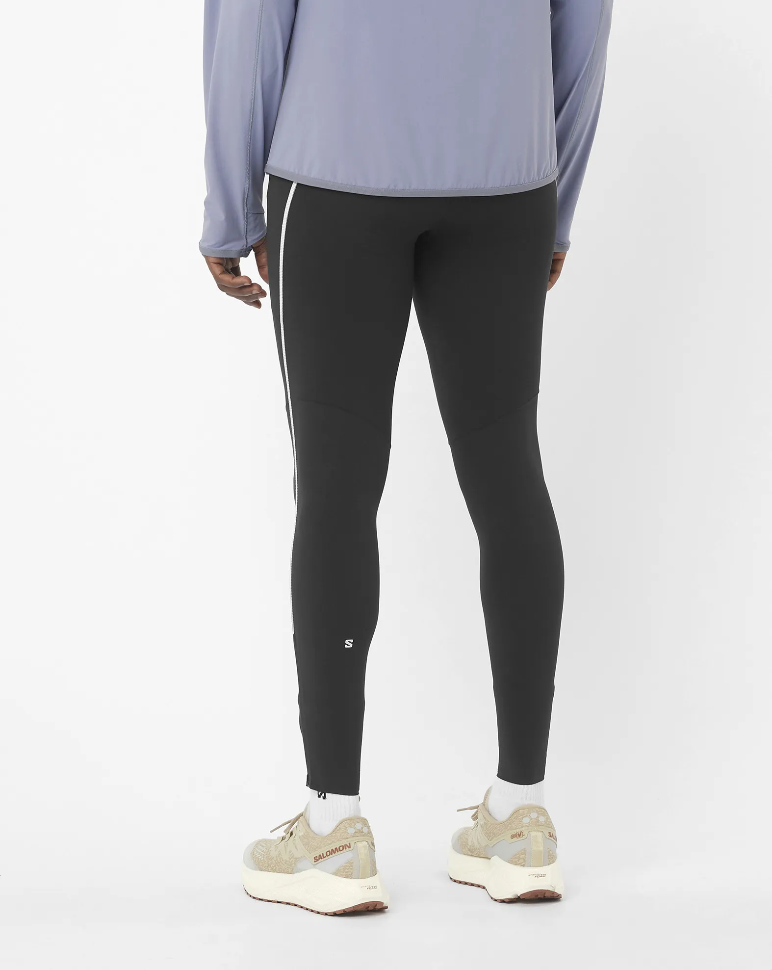 Salomon Men's Sense Aero Stow Tights Deep Black