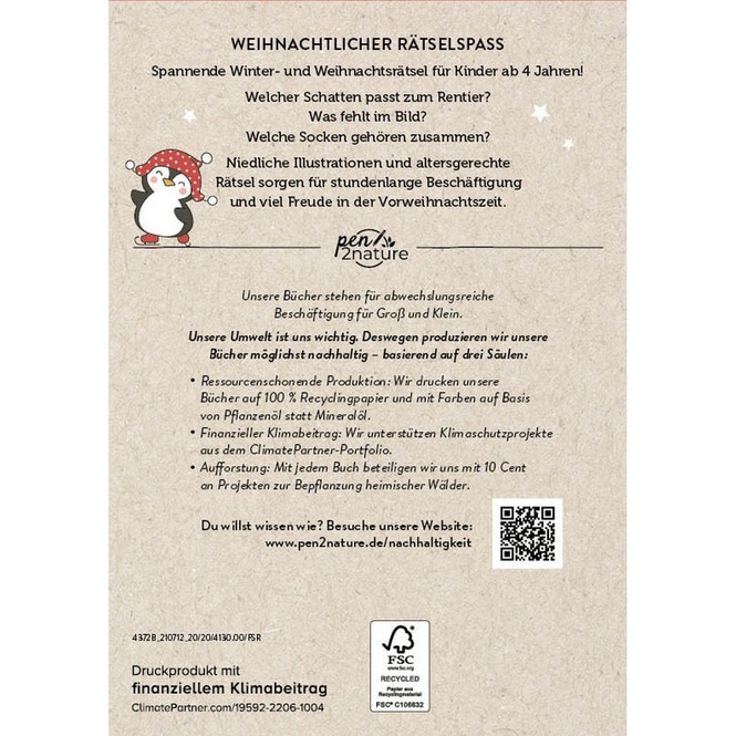 Mein Weihnachts-Rätselspass