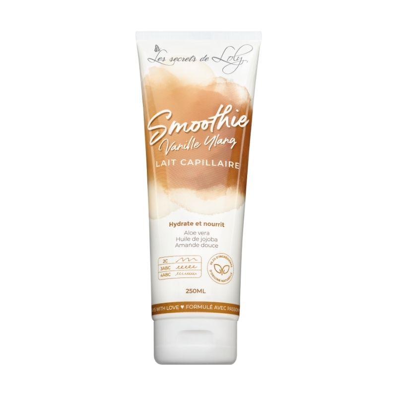 Lait sans rinçage très nourrissant Smoothie Vanille-Ylang Ylang Les Secrets de Loly 250ml