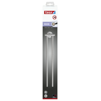 Tesa Handdoekhouder Moon 2-armig Flexibel