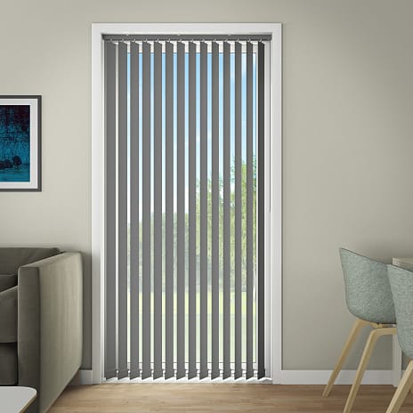 DEBEL Line lamelgardin 150 x 250 cm - grå