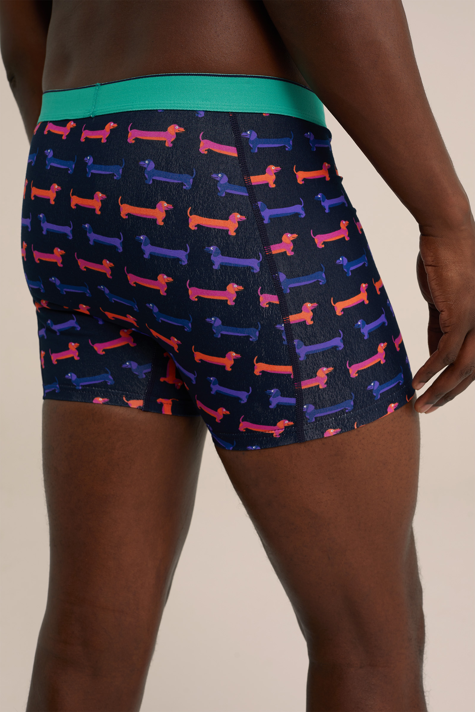boxershort met dessin WE Fashion Donkerblauw