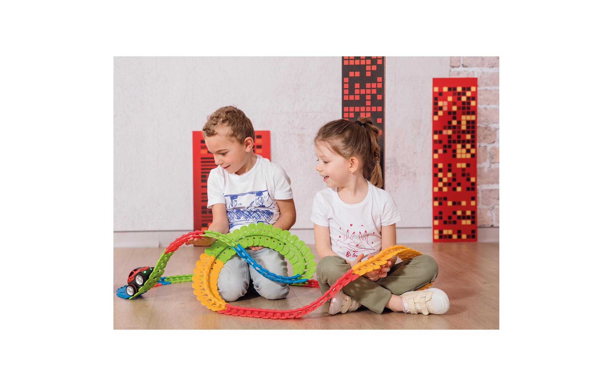 FleXtreme Discovery Starter-SetStarter-Set mit 184 Schienen-Teilen und einem Auto