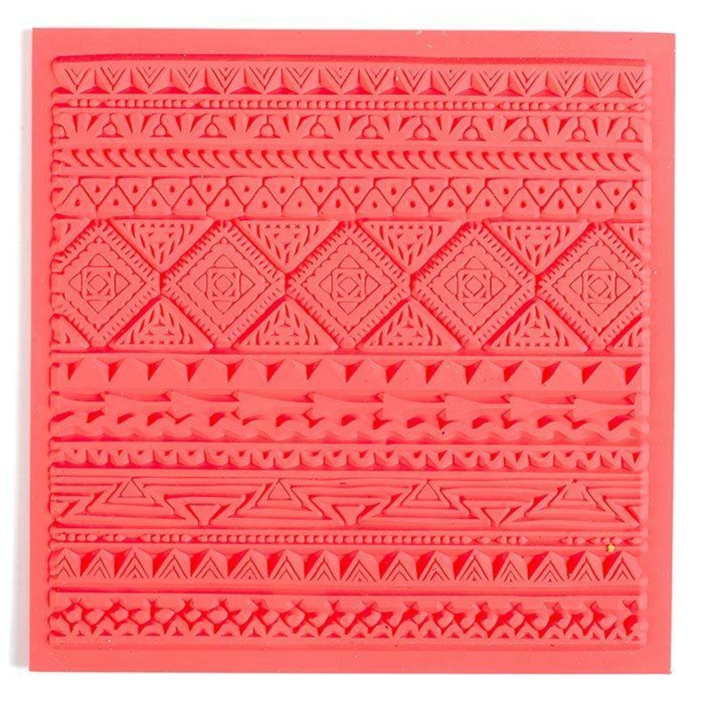 Tapis de texture pour pâte polymère - ethnique