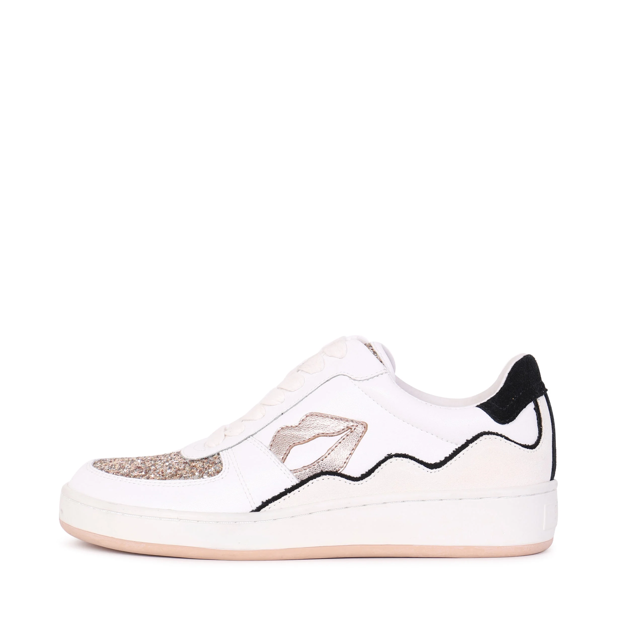 LOULOU - Sneakers en cuir | Doré