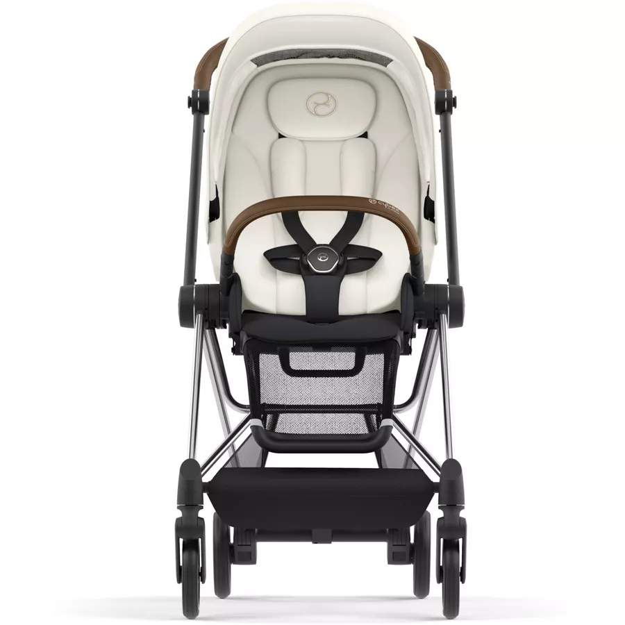 cybex PLATINUM Kombikinderwagen New Mios Chrome Brown Off White