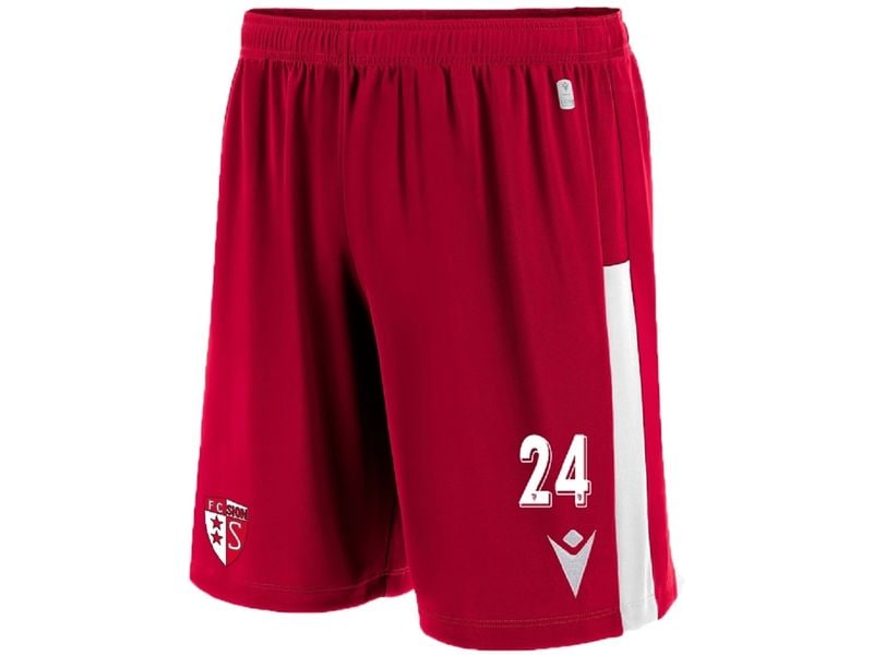 FC Sion Auswärtsshorts  25/26 XXL, Rot Leichte, strapazierfähige Shorts