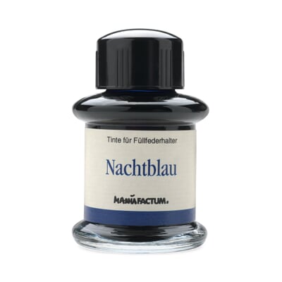 Manufactum Schreibtinte, Nachtblau