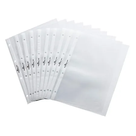 Durable 856619 Prospekthüllen zum Ergänzen Für Tisch-Flipcharts, transparent